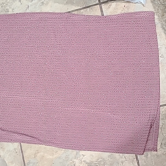 Womens small sparkly glitter speechless bodycon gown with high slit - Picture 12 of 12